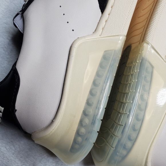 Coach Citysole Court Black & White Suede Leather Low Top Sneakers - Picture 7 of 13